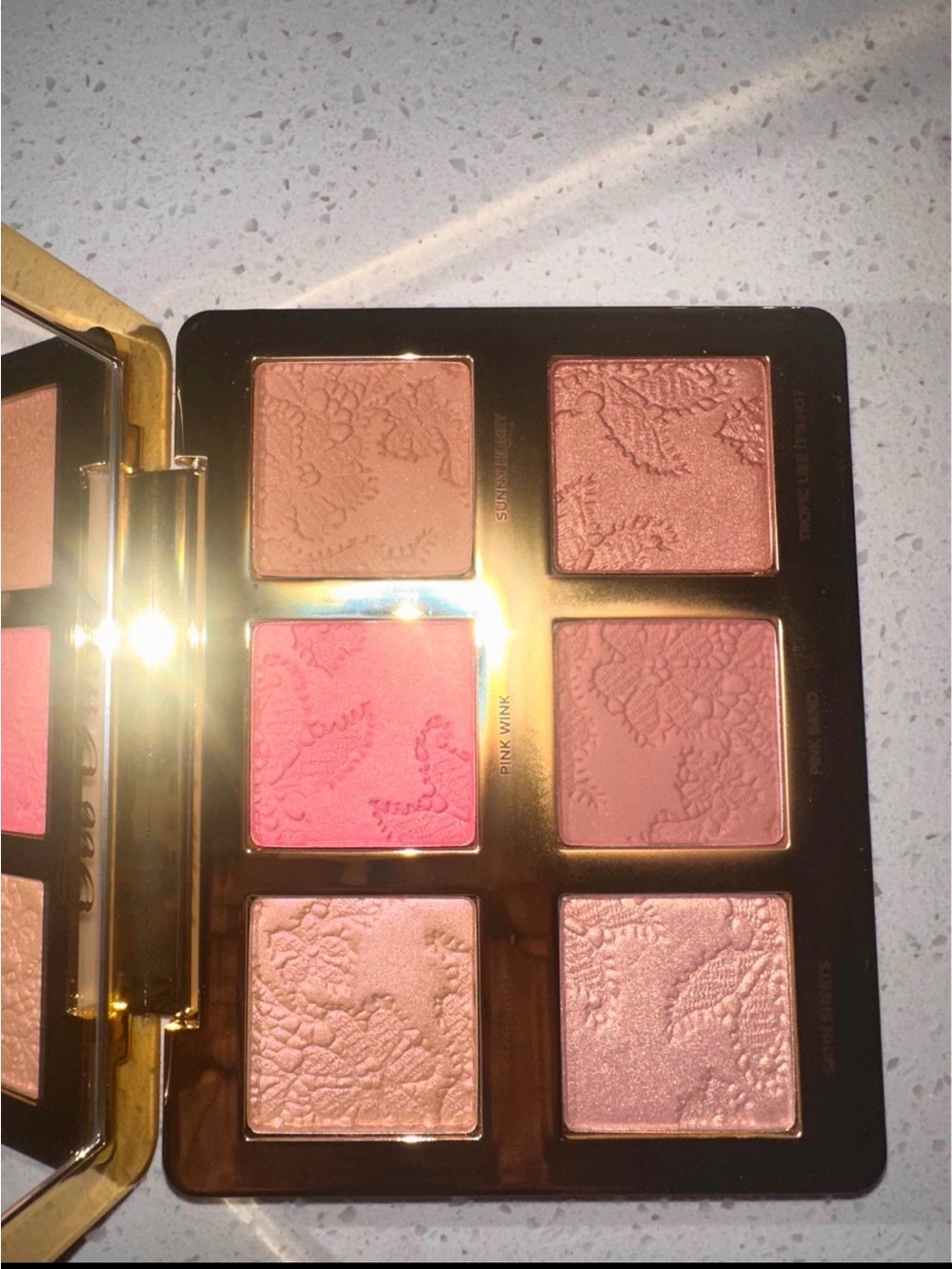 Too Faced Pink Wink Cheek Palette - Pink & Rose Shades